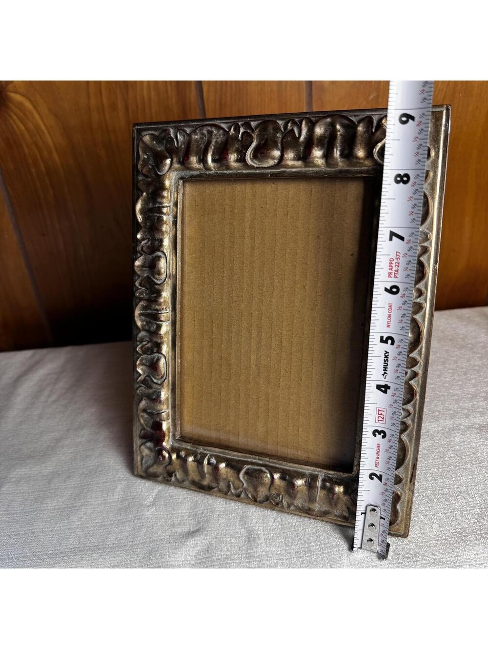 Vintage Ornate 5x7 Picture Frame Heavy Duty Metal Tabletop Frame - Picture 6 of 7